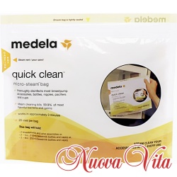 Пакеты для паровой стерилизации в микроволновой печи Medela Quick Clean