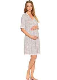 Сорочка для беременных и с секретом для кормления, Nuova Vita