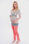 Блуза Мозайка для беременных и кормящих мам