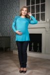 Блуза для беременных с гипюром